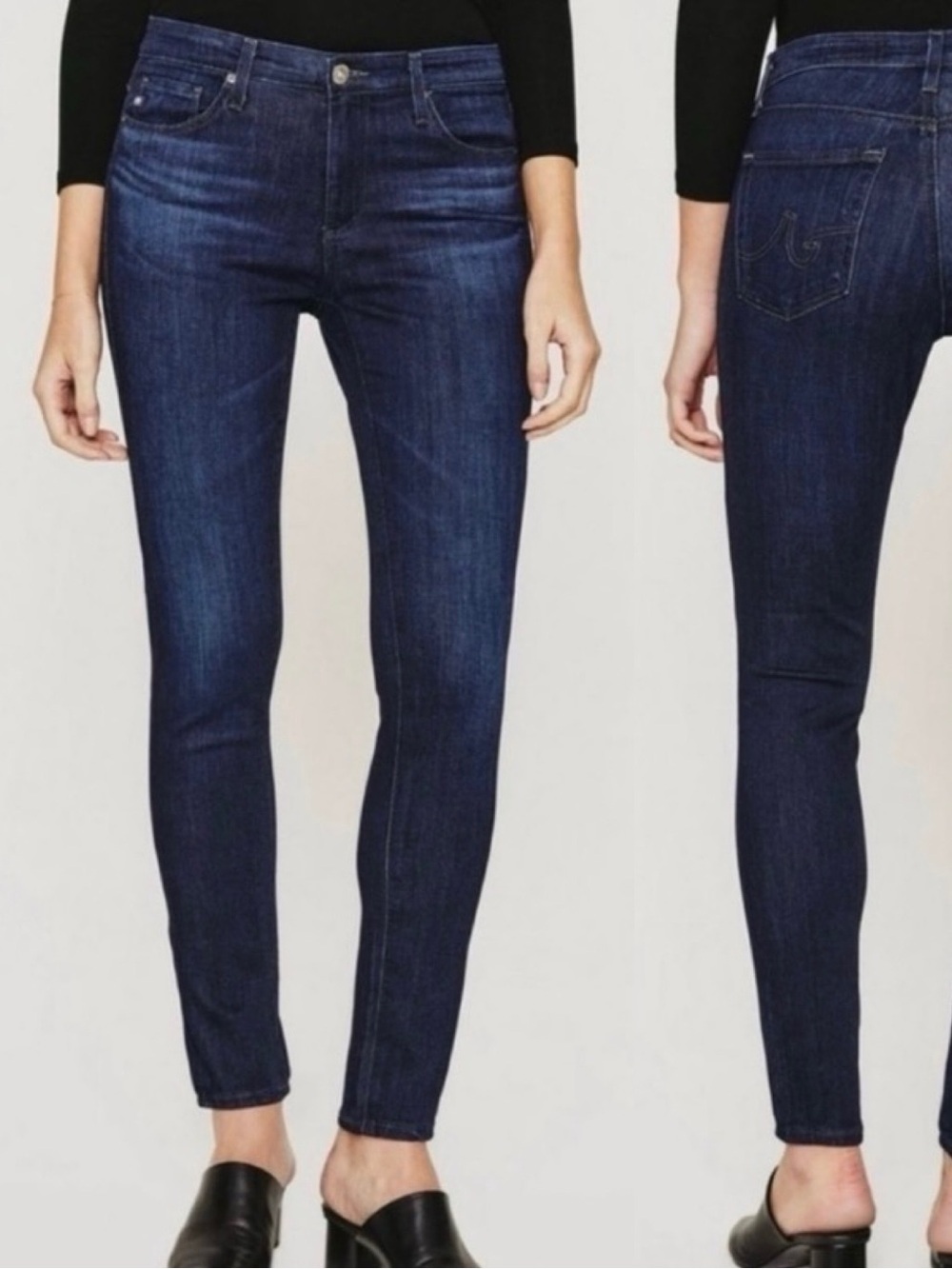 AG Adriano Goldschmied | Dark-Wash The Legging Ankle Super Skinny Jeans Sz 28R